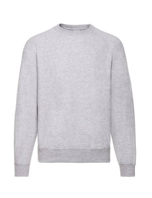Fruit of the Loom Bluza męska Classic Raglan Sweat L szary melanż (94)