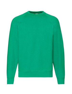 Fruit of the Loom Bluza męska Classic Raglan Sweat L trawiasta zieleń (47)