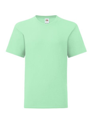 Fruit of the Loom Koszulka dziecięca Iconic 128 cm (7-8 lat) neo mint