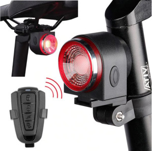 Tylne Światło Stopu Lampka Do Roweru 3tryby Z Alarm Dzwonek Montaż Do Sztyc