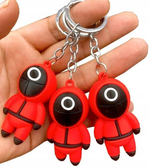Brelok Squid Game Strażnik Do Kluczy Torebki 3D