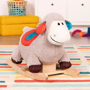 B. Toys, Rodeo Rocker Loopsy – pluszowa OWIECZKA na biegunach, 18 m-cy+