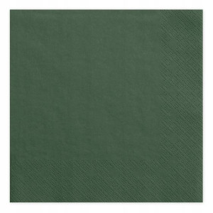 Serwetki 3 warstwowe 33x33cm but. zieleń - 20szt