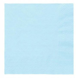 Serwetki 3 warstwowe 33x33cm NIEBIESKIE - 20szt