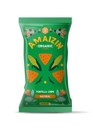 Chipsy kukurydziane solone bezglutenowe BIO 250 g Amaizin