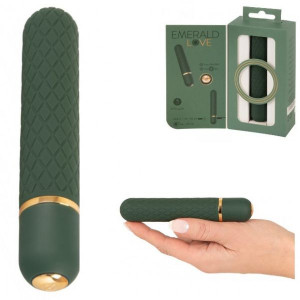 Mini Wibrator Karbowany 10 funkcji Dildo