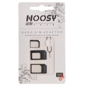 Adapter Nano Sim Na Micro Sim - Noosy + Klucz 4w1