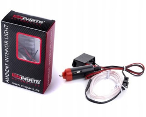 Światłowód LED Ambient Neon Biały 1m