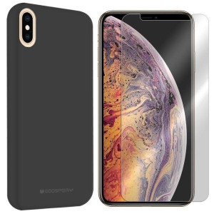 Etui Do Iphone Xs Max Case Mercury Soft + Szkło 9h