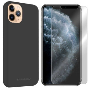 Etui Do Iphone 11 Pro Case Mercury Soft + Szkło 9h