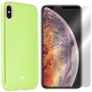 Etui Do Iphone Xs Max Case Mercury Jelly +szkło 9h