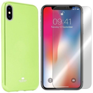 Etui Do Iphone Xs Case Tył Mercury Jelly +szkło 9h