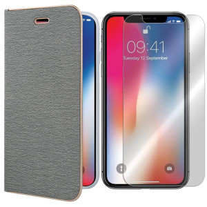 Etui Do Iphone Xs Pokrowiec Kabura Posh + Szkło 9h