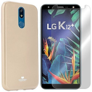 Etui Do Lg K40 Pokrowiec Mercury Jelly + Szkło 9h