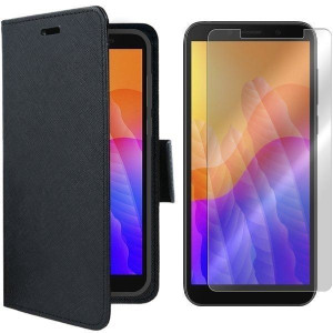 Etui Do Huawei Y5p Pokrowiec Obudowa Fancy + Szkło
