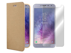Sam Galaxy J4 2018 J400 Etui Pokrowiec Posh +szkło