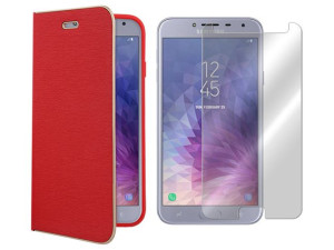 Sam Galaxy J4 2018 J400 Etui Pokrowiec Posh +szkło
