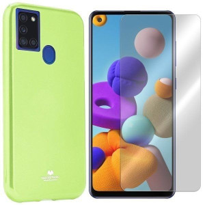 Etui Do Samsung Galaxy A21s Mercury Jelly + Szkło