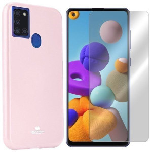 Etui Do Samsung Galaxy A21s Mercury Jelly + Szkło