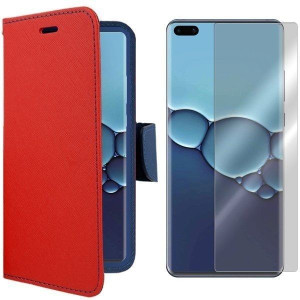 Etui Do Huawei P40 Pokrowiec Kabura Fancy + Szkło