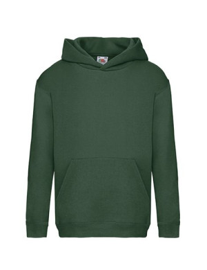 Fruit of the Loom Bluza dziecięca premium kangurka 164 cm butelkowa zieleń