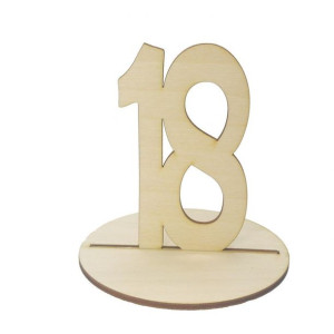 Numery Numerki Cyfry Na Podstawce Na Stół Wesele