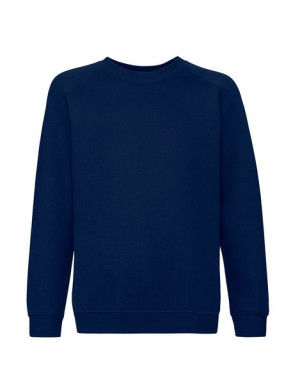 Fruit of the Loom Bluza dziecięca premium raglan 152 cm granatowy