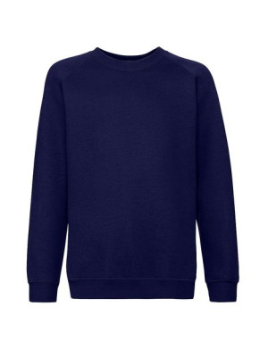 Fruit of the Loom Bluza dziecięca premium raglan 152 cm ciemny granat