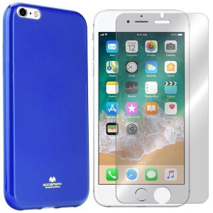 Etui Do Iphone 6 6s Plus Mercury Jelly + Szkło 9h