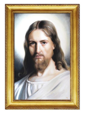 Obraz olejny ręcznie malowany 75x105 cm Jezus Chrystus