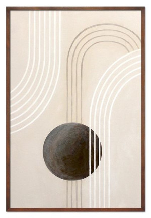 Obraz olejny ręcznie malowany 63x93cm Abstrakcja