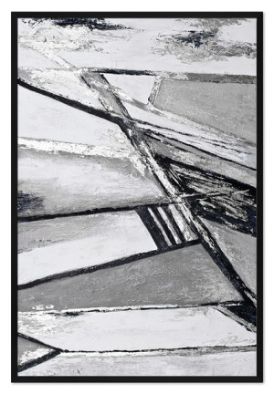 Obraz olejny ręcznie malowany 63x93cm Abstrakcja