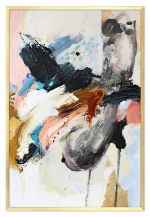 Obraz olejny ręcznie malowany 63x93cm Abstrakcja