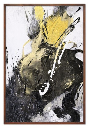 Obraz olejny ręcznie malowany 63x93cm Abstrakcja