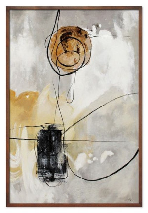 Obraz olejny ręcznie malowany 63x93cm Abstrakcja