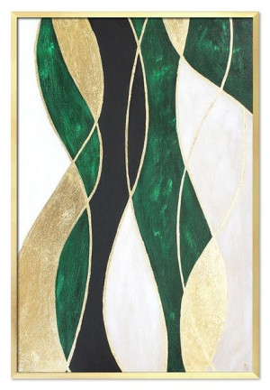 Obraz olejny ręcznie malowany 63x93cm Abstrakcja