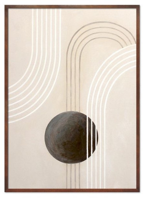 Obraz olejny ręcznie malowany 53x73cm Abstrakcja