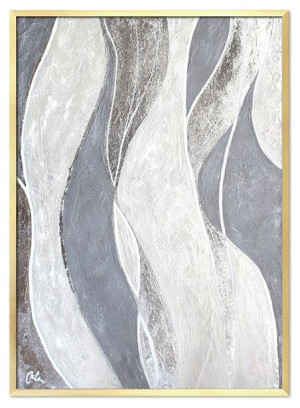 Obraz olejny ręcznie malowany 53x73cm Abstrakcja