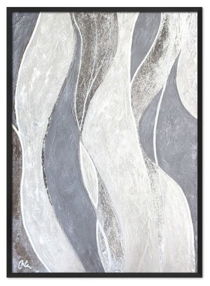 Obraz olejny ręcznie malowany 53x73cm Abstrakcja
