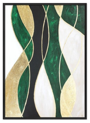 Obraz olejny ręcznie malowany 53x73cm Abstrakcja