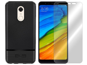 Xiaomi Redmi 5 Plus Etui Pokrowiec Rugged + Szkło