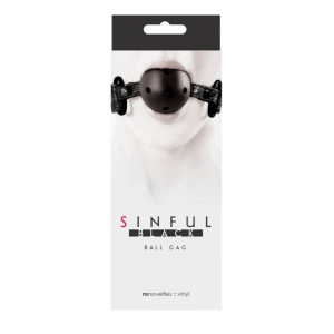 Knebel SINFUL BALL GAG BLACK
