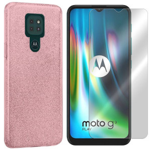 Etui Do Motorola Moto G9 Play Stella + Szkło 9h