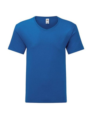 Fruit of the Loom Koszulka męska V-neck Iconic XL niebieski (51)