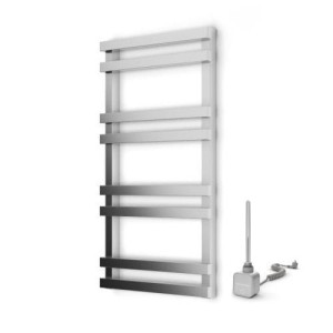 Grzejnik łazienkowy elektryczny Warmtec Ventana 50 x 90 chrom połysk + grz