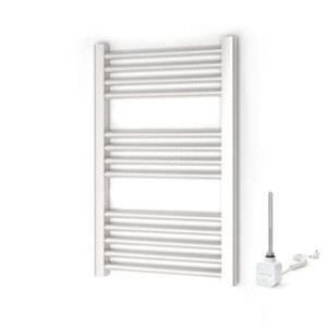  Grzejnik łazienkowy elektryczny Warmtec Encanto 45x70 biały + grzałka 300W