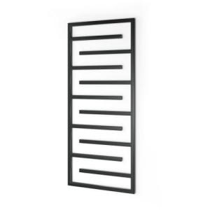 Grzejnik łazienkowy Warmtec Contorno 60 x 138 czarny/antracyt