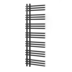 Grzejnik łazienkowy Warmtec Brillo 50 x 150 antracyt/czarny