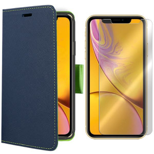 Etui Do Iphone Xr Kabura Pokrowiec Fancy +szkło 9h