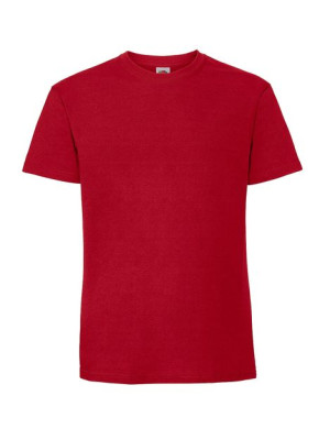 Fruit of the Loom Koszulka męska Ringspun Premium XL czerwony (40)